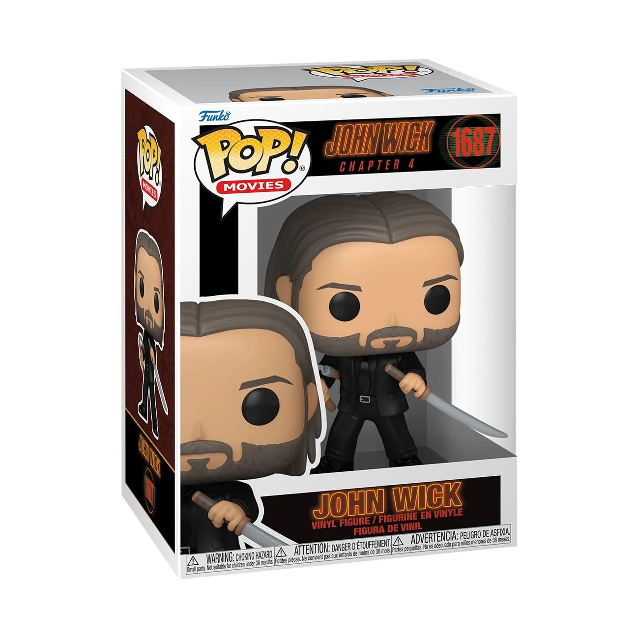 Selected Funko POP Movies John Wick 4 - John Wick - Collectable Vinyl Figure - Gift Idea - Merchandise - for Kids Adults - Movies Fans - Model… Certified