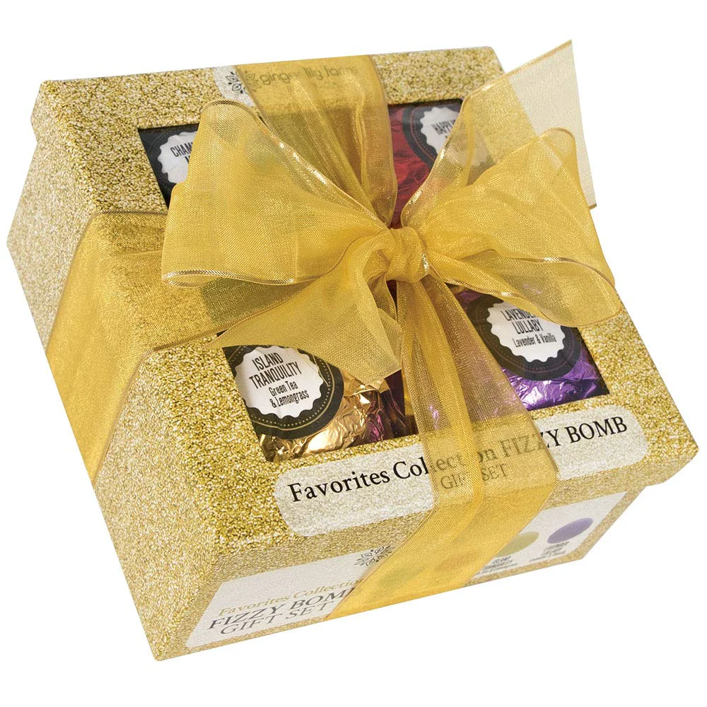 Reliable Ginger Lily Farms Botanicals Favorites Collection Fizzy Bomb Gift Set 3 Ounces Each 4-Count Durable