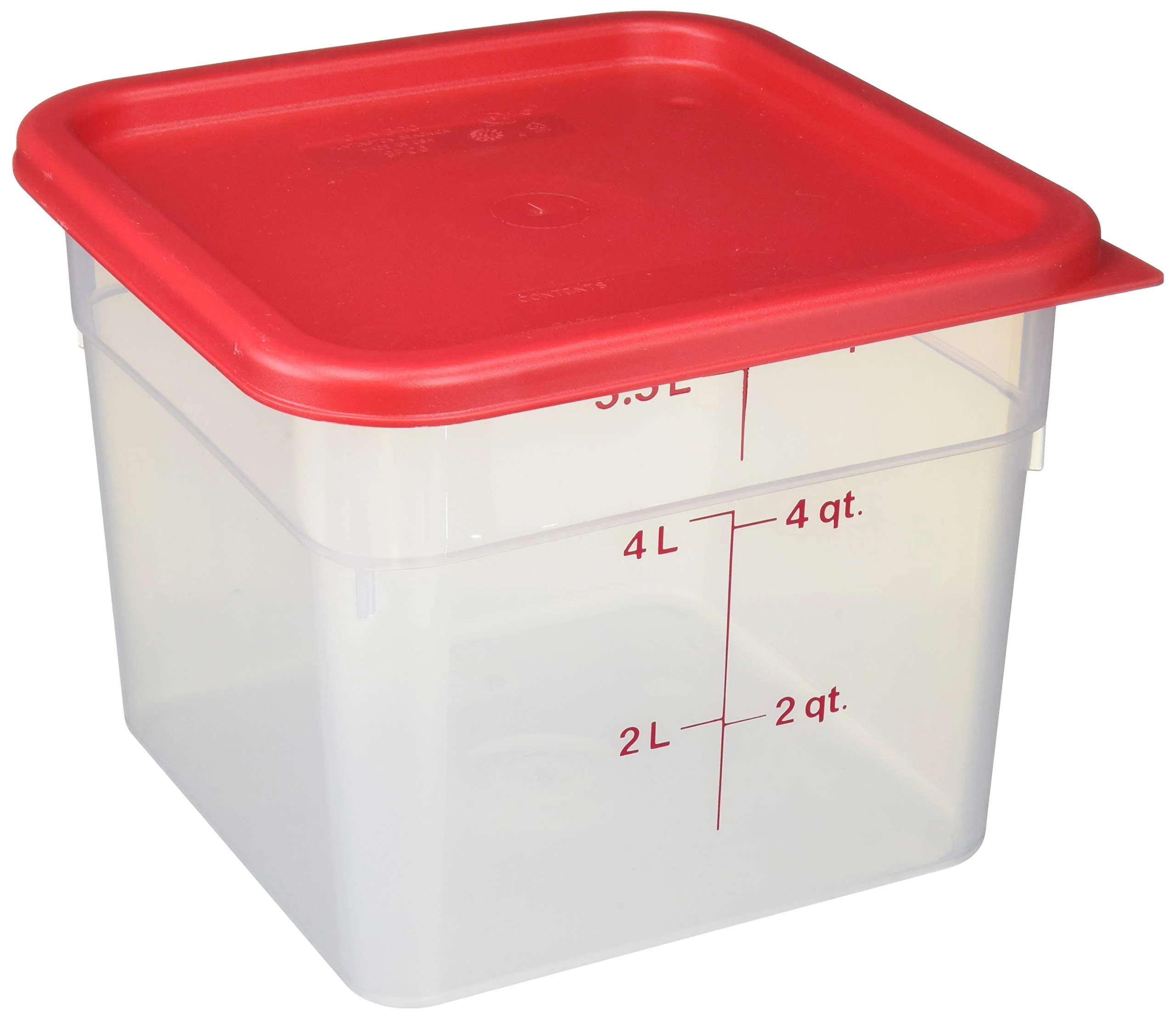 Reliable Cambro 6SFSPP190 Translucent Food Container With Lid 6-Quart Environmentally Friendly
