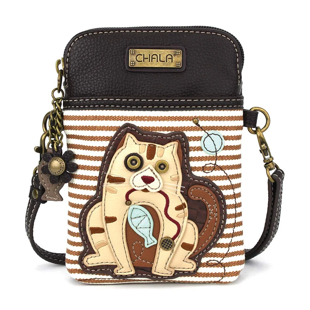 Easy-to-Use CHALA Crossbody Cell Phone Purse Solid