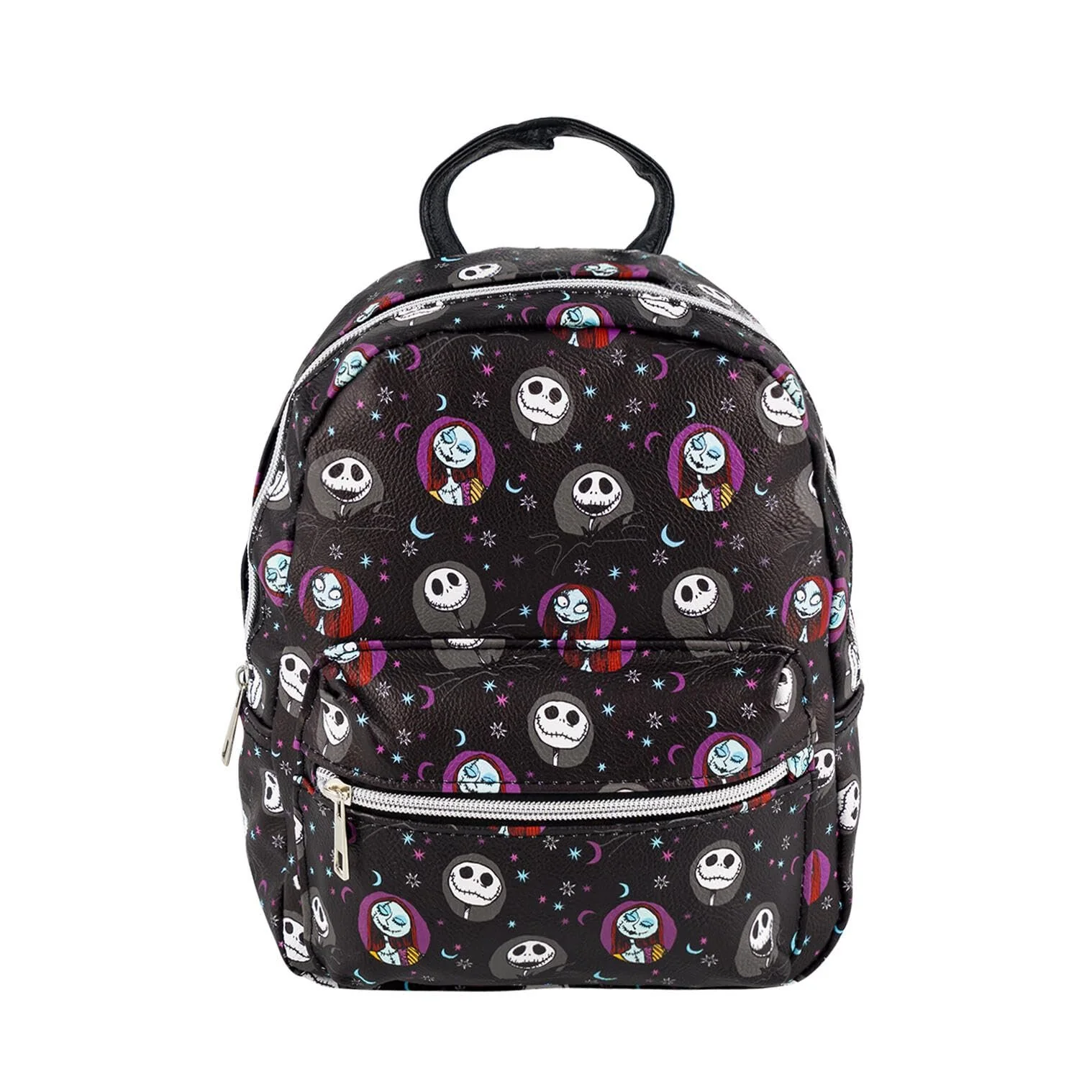 Selected Disney Nightmare Before Christmas Jack Sally 10 inches PU Small Backpack Trusted