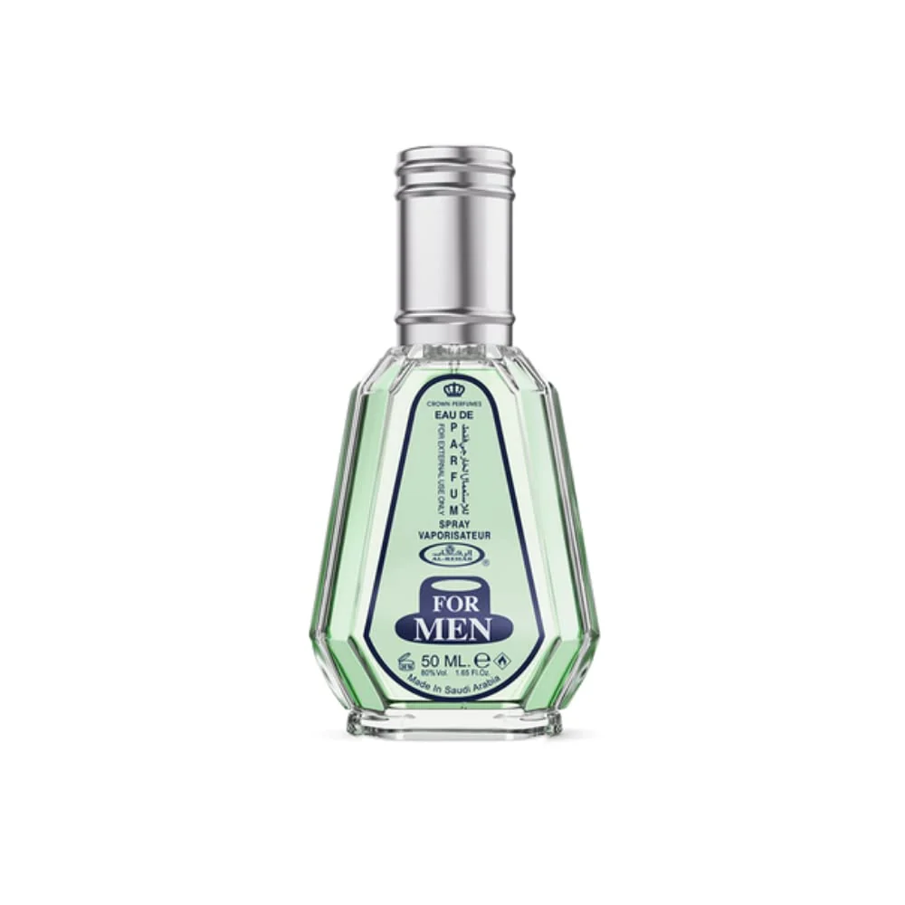 Certified Al Rehab For Men Eau de Parfum Spray For Men 1.7 Ounce Reusable