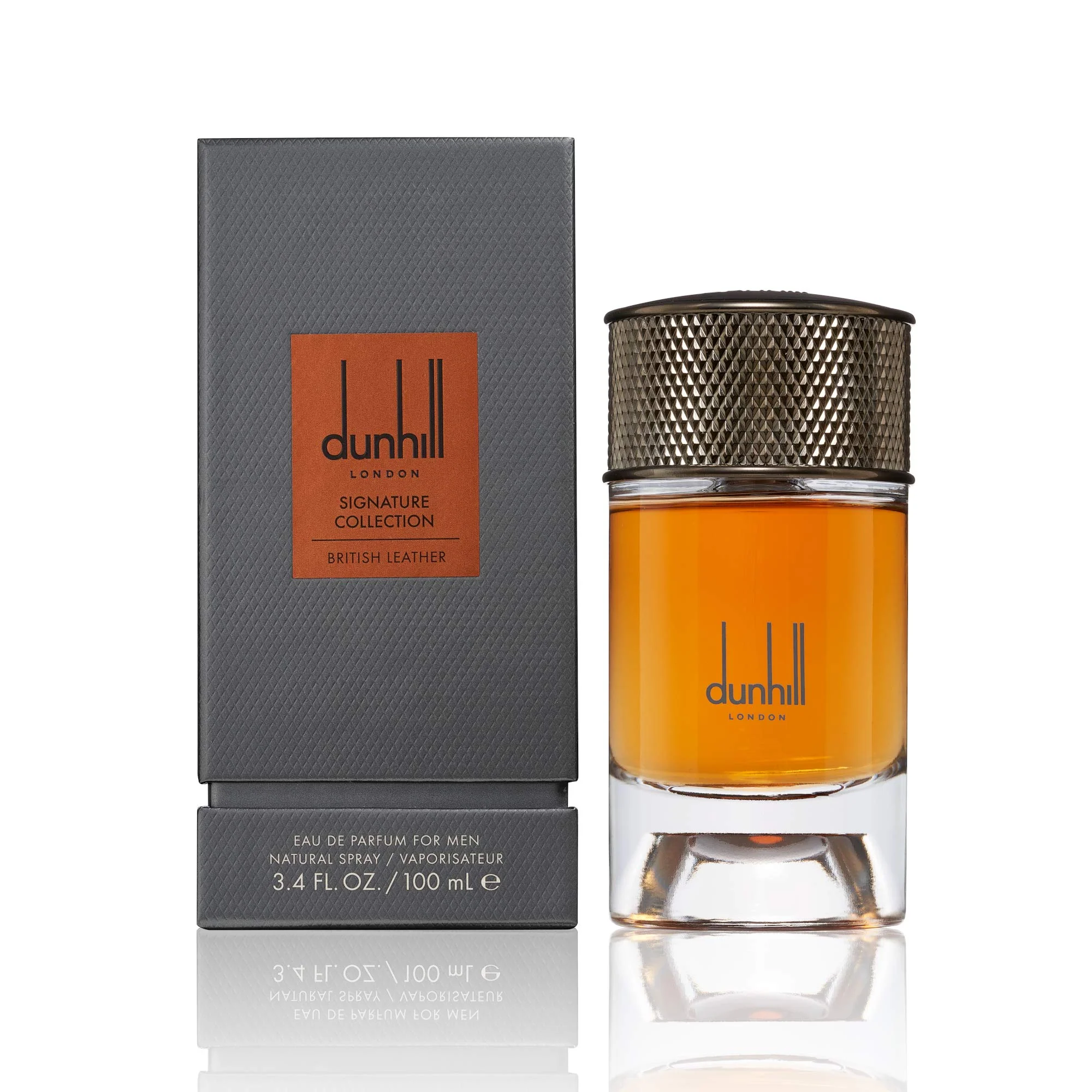 Contemporary Dunhill Signature Collection British Leather Eau de Parfum Cologne Spray For Men 3.4 Fl. Oz Next-Generation