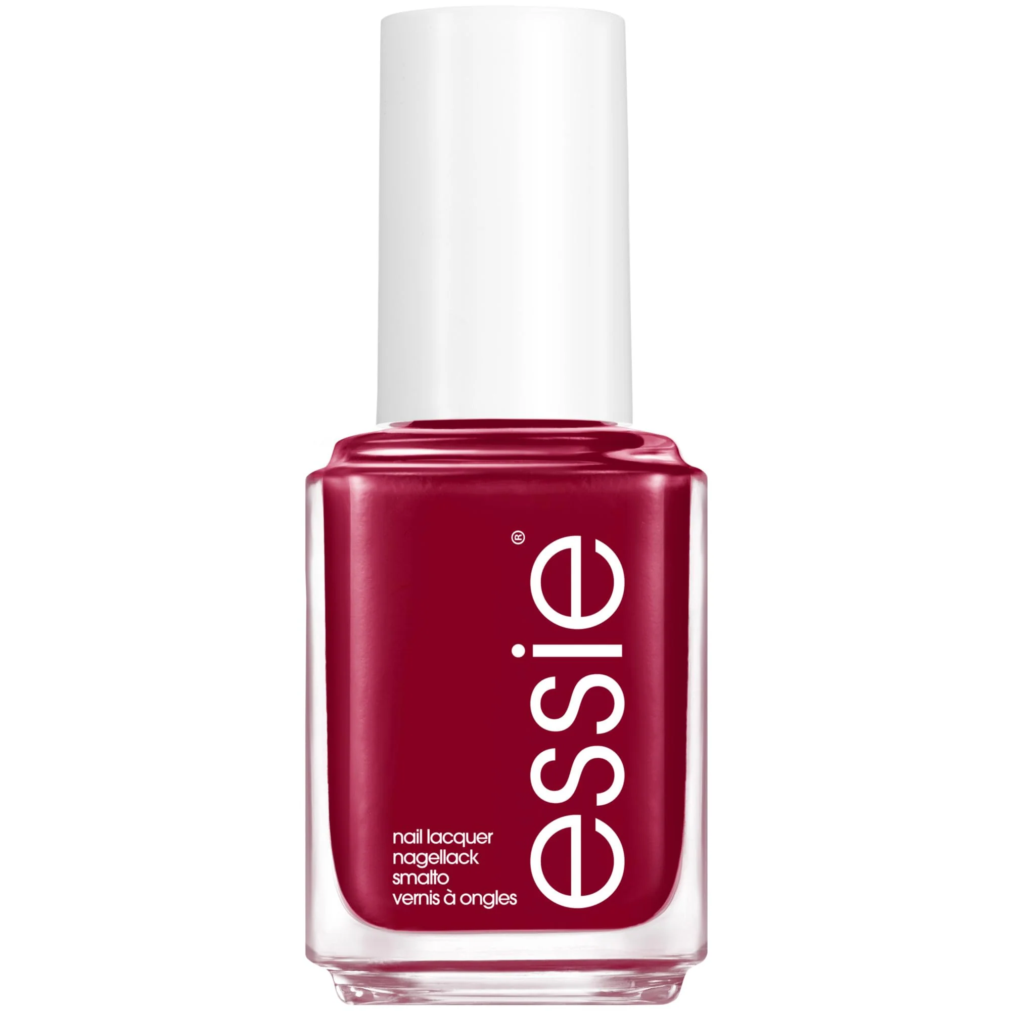 Practical essie Salon-Quality Nail Polish 8- Vegan Burgundy Red Nailed It 0.46 fl oz Eco-Friendly