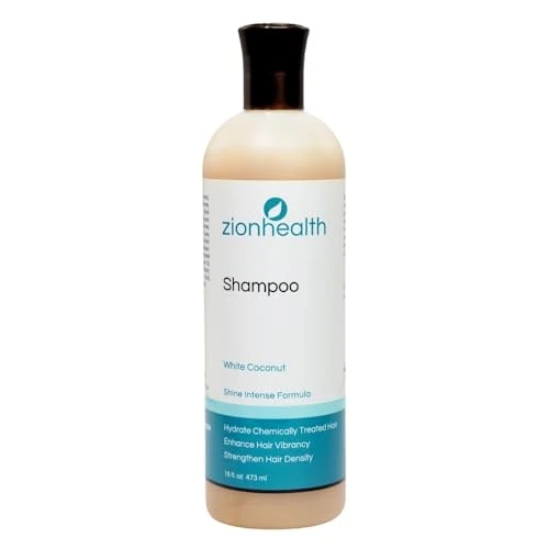 User-Friendly Adama White Coconut Shampoo Zion Health 16 oz Liquid Sustainable