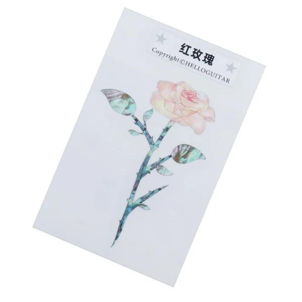 Reliable Maxbell Guitar Head Sticker Guitar Face sticker for Folk Electric Guitar Red Rose Verified