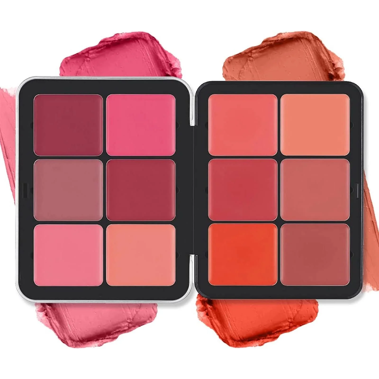 Specialty 12 Colors Blush Palette Highlighter Blush Powder Makeup Long-Wearing Smudge Proof Natural-Looking Blendable Cruelty- Matte Finish Contour Sophisticated
