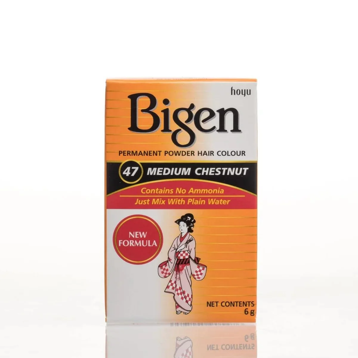 Verified Bigen Powder Hair Color 47 Medium Chestnut .21 oz. Case of 6 Premium Material