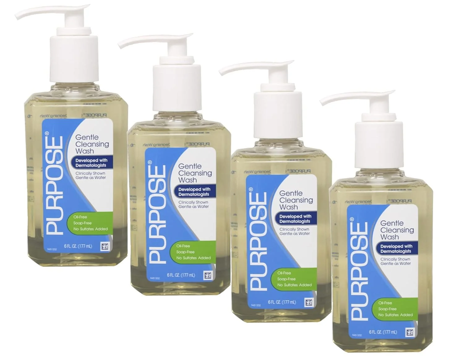 Prestigious Purpose Gentle Cleansing Wash 6 Fl Oz Pack of 4 Official