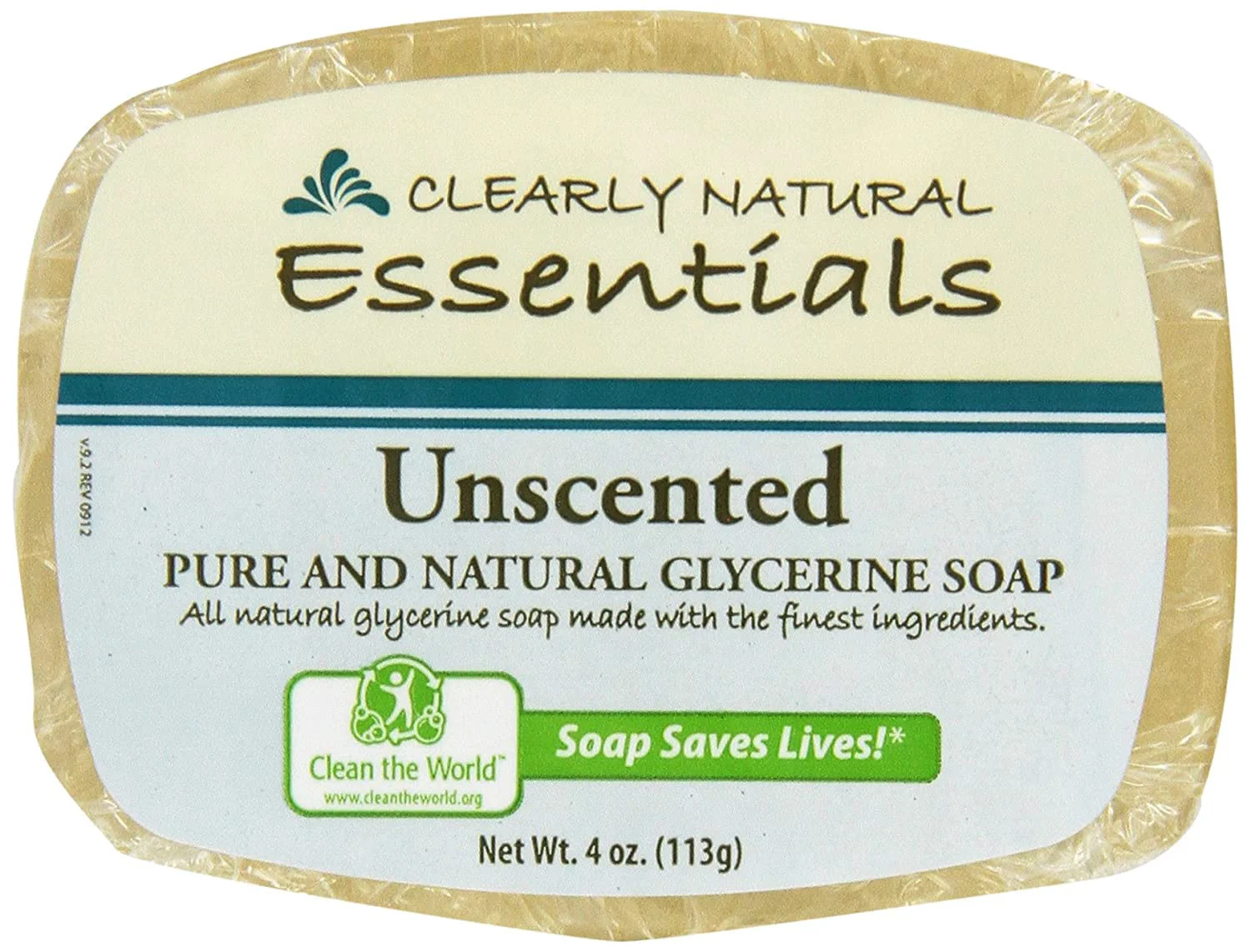 Detailed Clearly Naturals Unscented Glycerin Soap 12x4 Oz 12 Classic