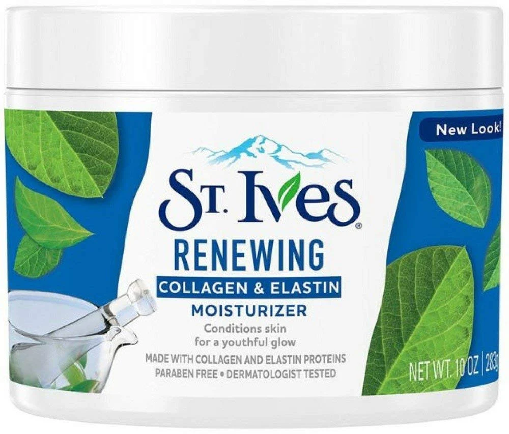 Refined St. Ives Renewing Collagen Elastin Moisturizer 10 oz Pack of 5 Recyclable