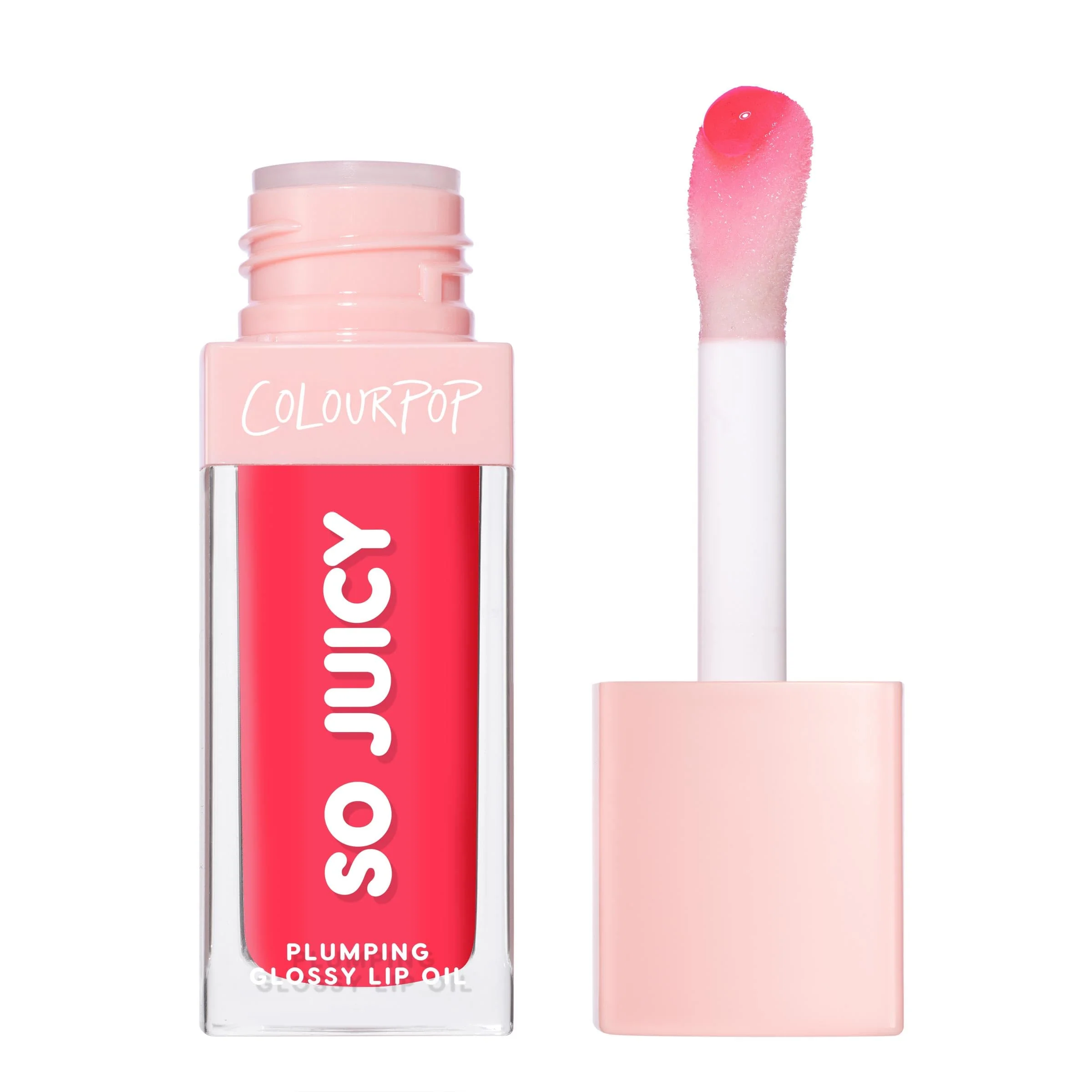 Dependable ColourPop So Juicy Plumping Glossy Lip Oil - Hydrating Plumping Lip Oil with a Sheer Wash of Non-Sticky Color - Infused with Peptides Ceramides Breathable