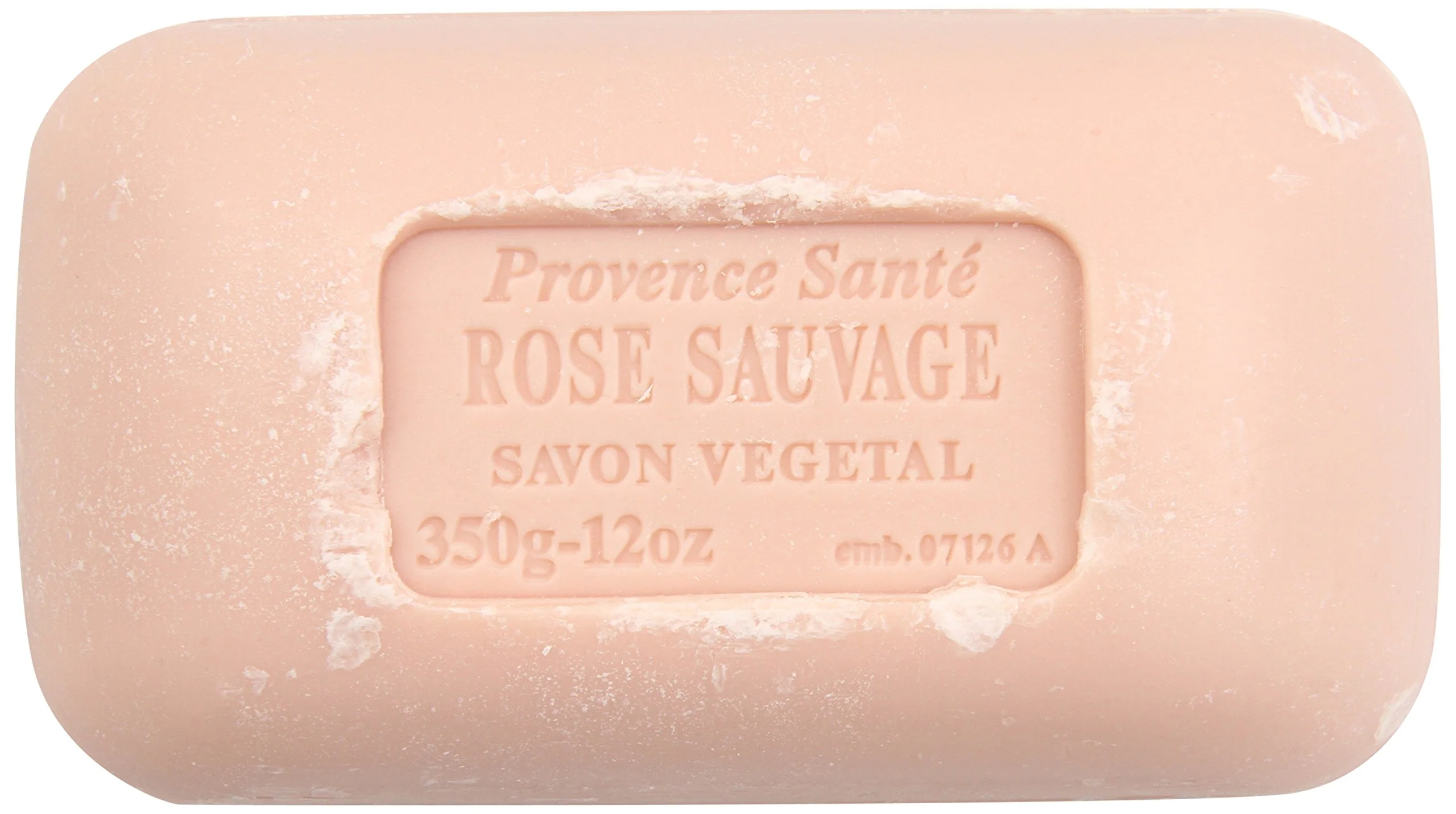 Casual Provence Sante Luxury French Soap Bar - Moisturizing Shea Butter - Triple-milled Wild Rose Fragrance 12 oz Genuine