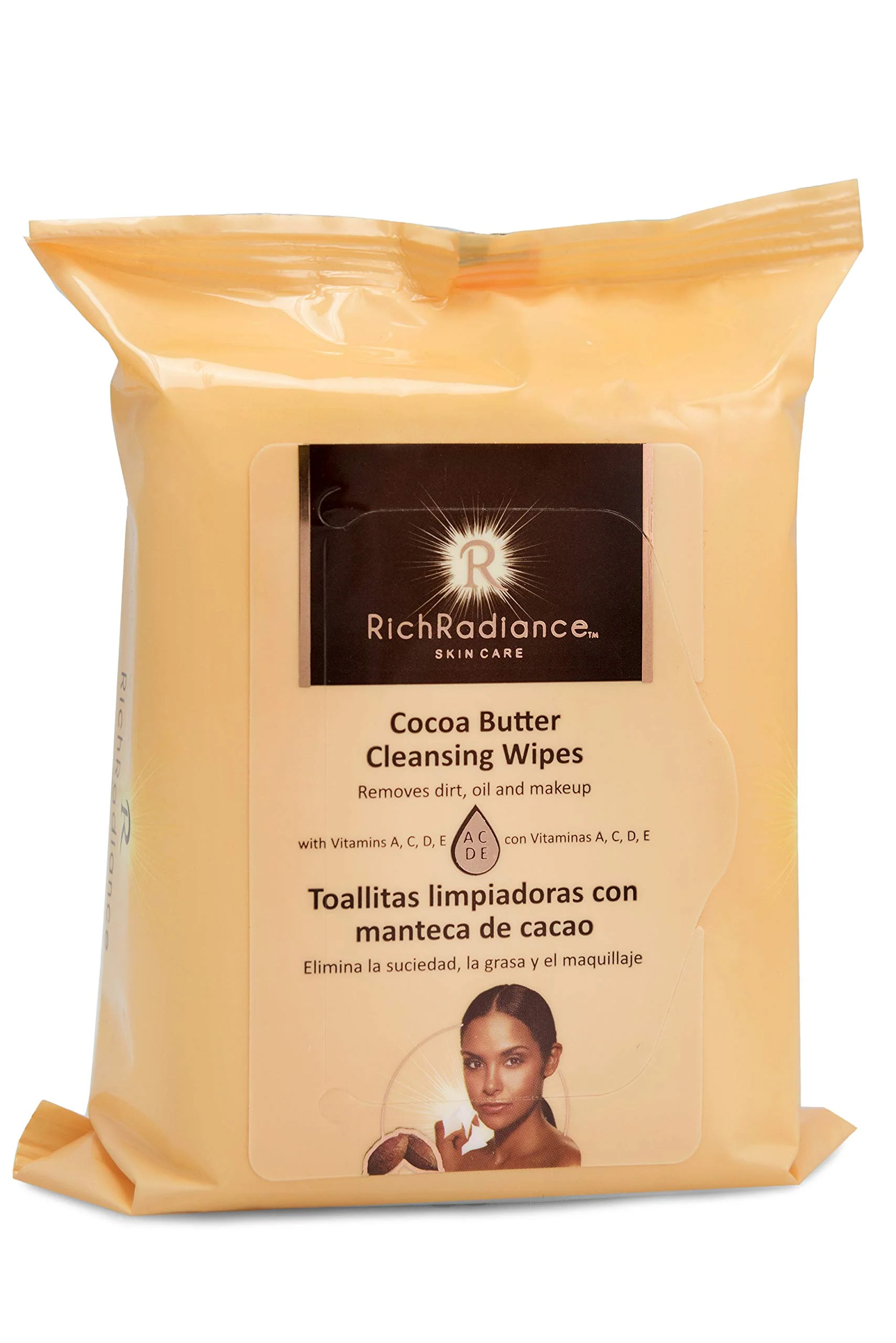 Crafted RICH RADIANCE COCOA BUTTER CLEANSING WIPES Smooth