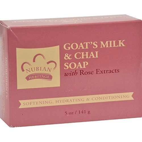 Easy-to-Use Nubian Heritage Soap Bar Goats Mlk Chai Prestigious