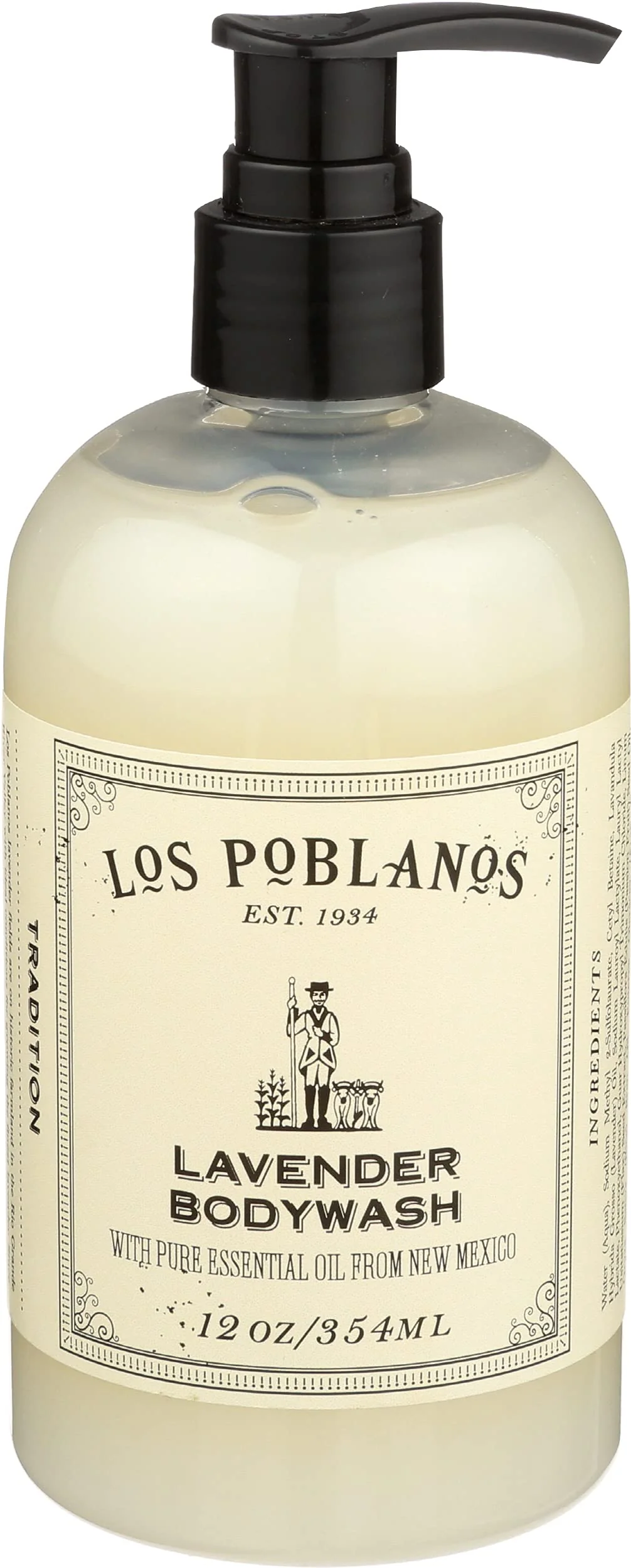 Detailed Los Poblanos Body Wash 12 OZ Relaxed