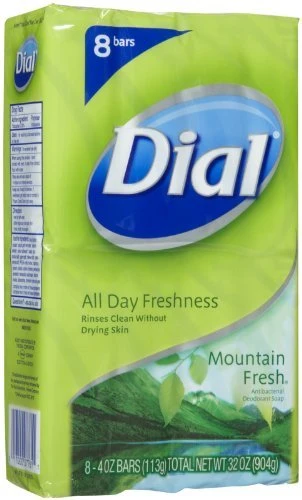 Healthy Dial Bar Soap - Mountain Fresh - 4 oz - 8 ct High-End