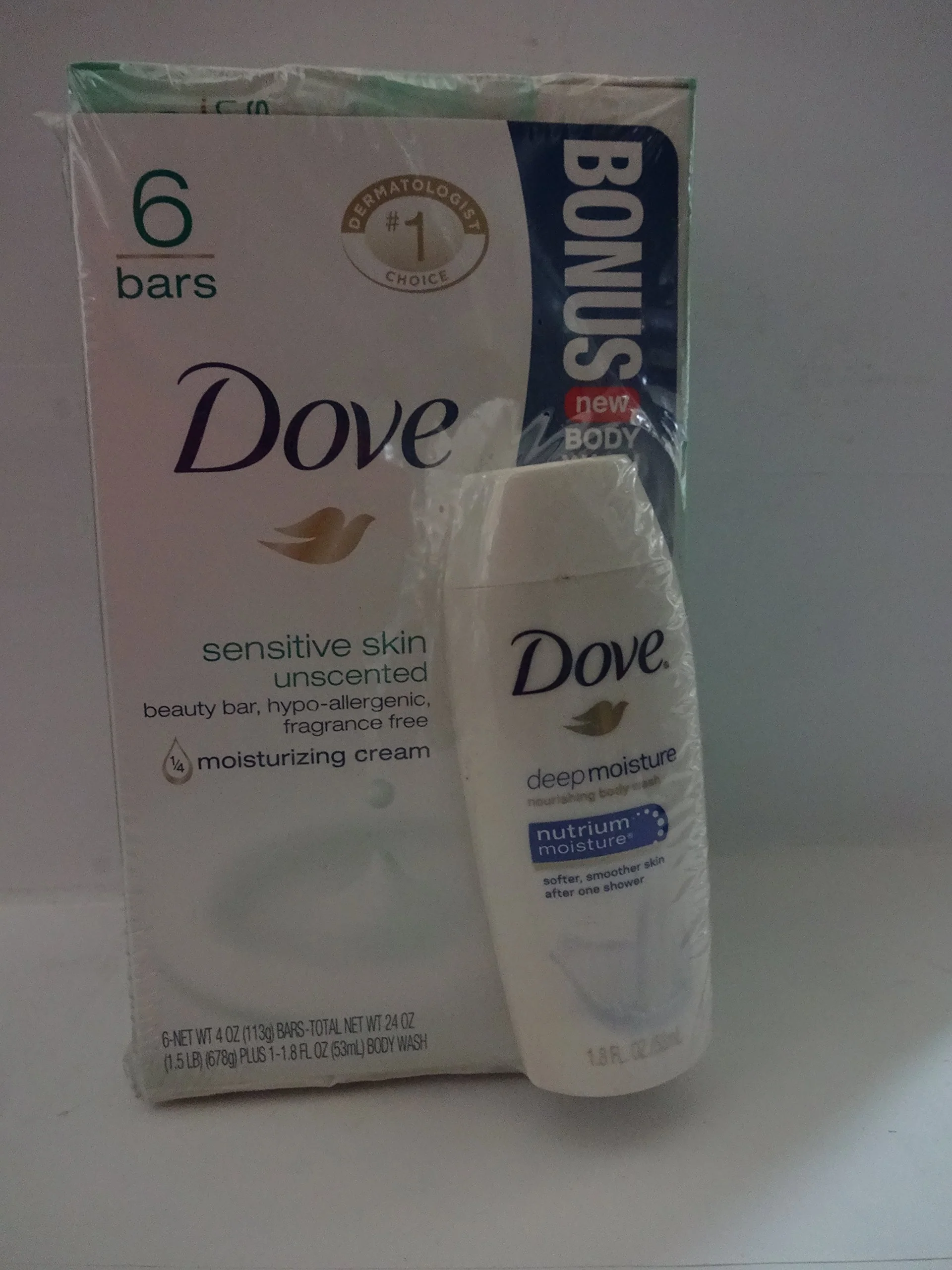 Elite Dove Beauty Bar - Sensitive Skin - 4 oz - 6 ct - 2 pk Selected