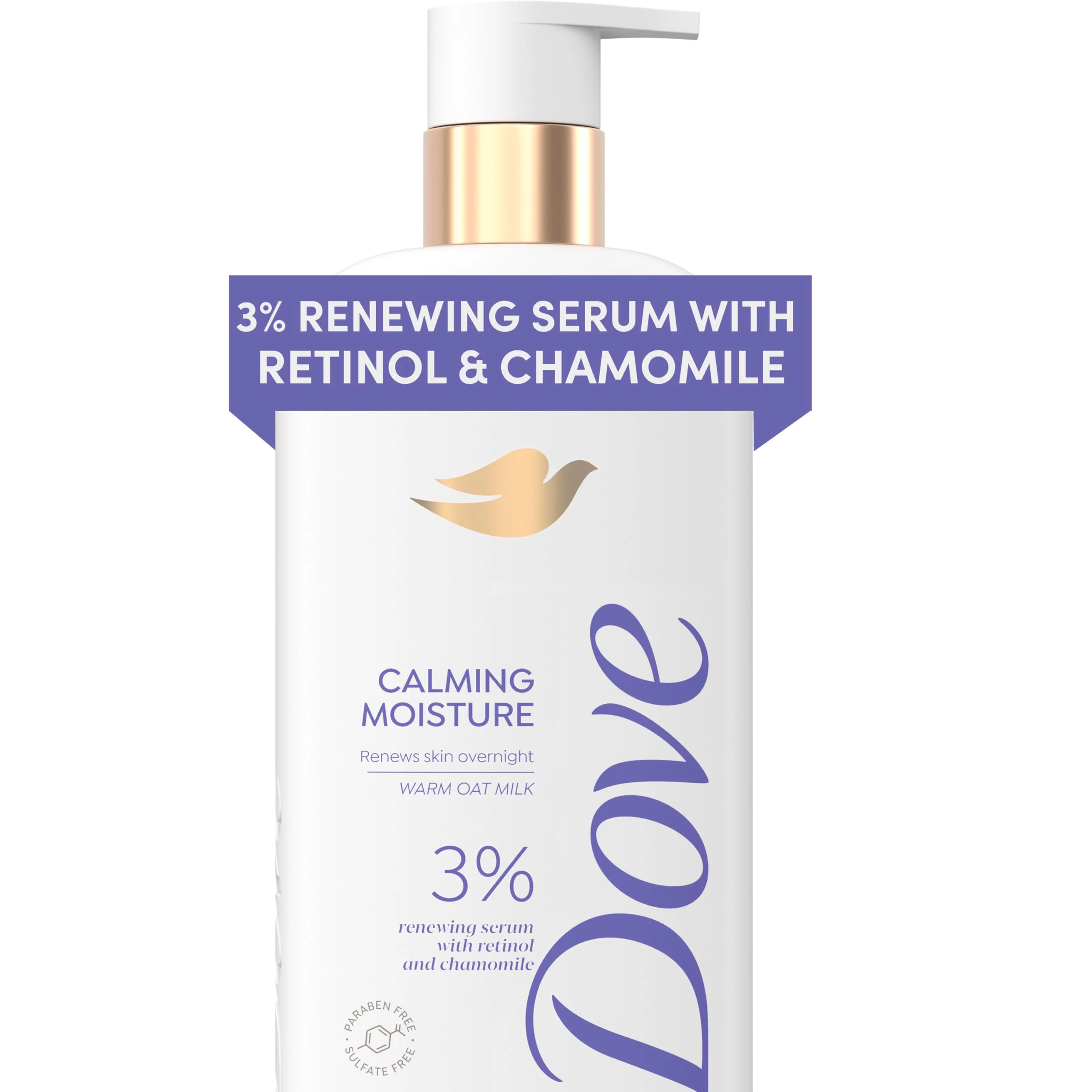Sustainable Dove Serum Body Wash Calming Moisture renews skin with Retinol Serum 18.5 Fl Oz Original