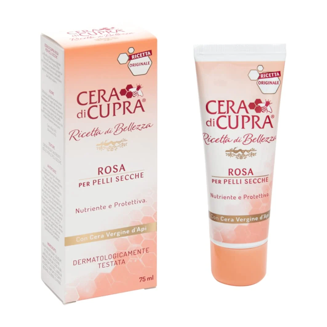Dependable Cera di Cupra Rosa per Pelli Secche Cream for Dry Skin Anti-age Formula - 2.5 Fluid Ounces 75ml Tube Italian Import Efficient