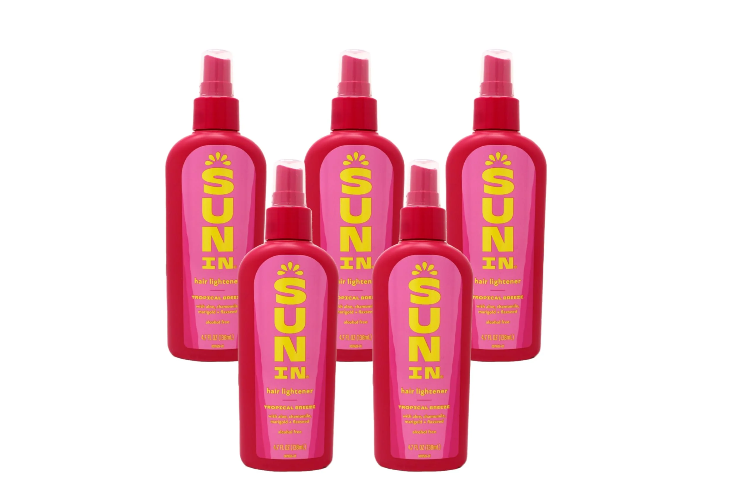 Sustainable Sun-In Hair Lightener Spray Tropical Breeze 4.70 oz Pack of 5 Environmentally Friendly