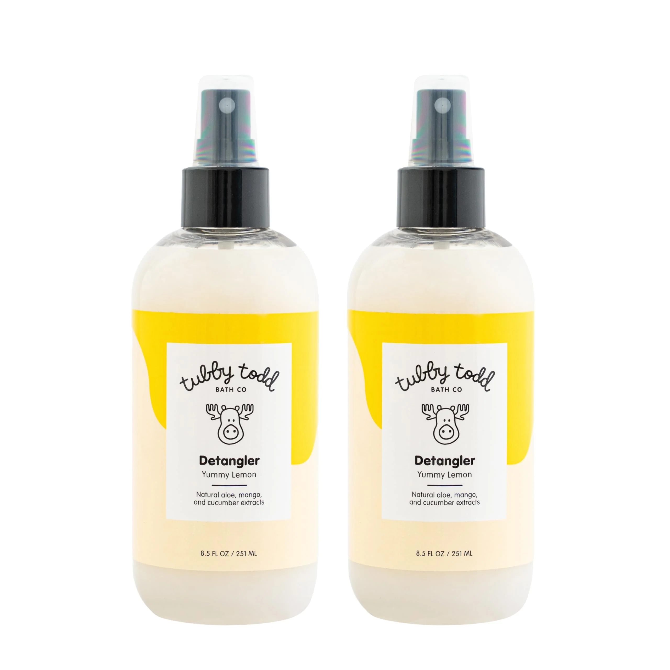 Smart TUBBY TODD Hair Detangler Spray for Kids - Hair Detangling Spray with Baobab Coconut Oil - Gentle Moisturizing Kids Hair Detangler Spray - 8.5oz Advanced