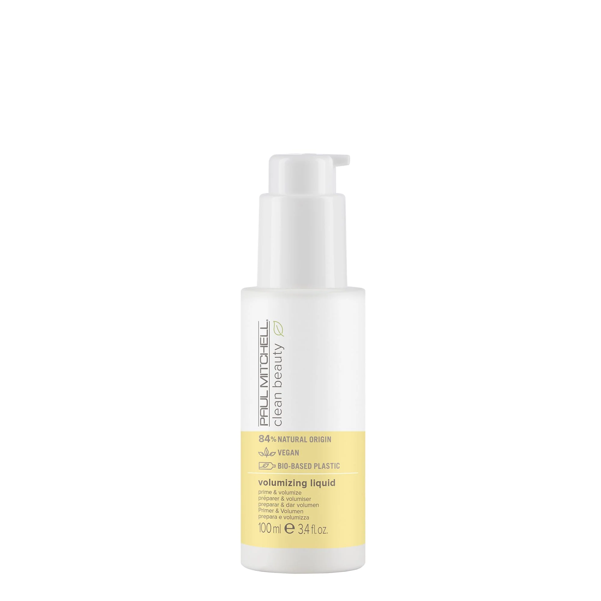 Sustainable Paul Mitchell Clean Beauty Volumizing Liquid Prime Volumize For All Hair Types Especially Fine Hair 3.4 fl. oz. Certified