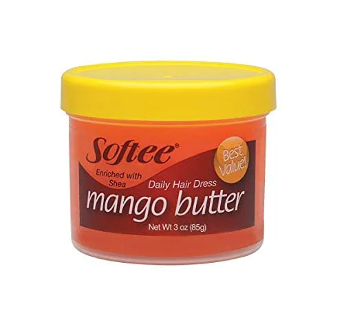 Traditional Softee Softee mango butter daily hair dress 3 ounce Orange 3 Ounce Lightweight