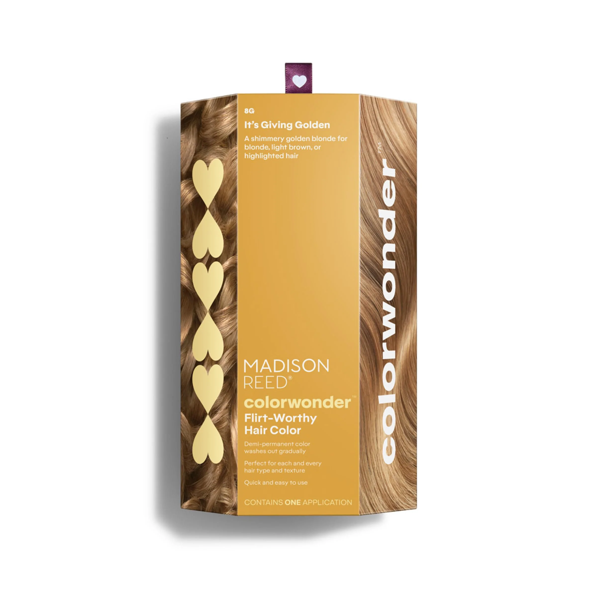 Elite Madison Reed ColorWonder Demi-Permanent Hair Color Kit - 8G Light Golden It's Giving Golden Adds Golden Warmth Lasts 25 Washes Ammonia- Excellent