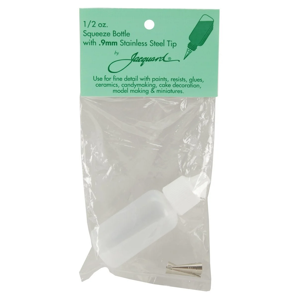 Consistent Jacquard Small Applicator Bottle 1 2 fl. oz Metal Tip .9mm High-Quality