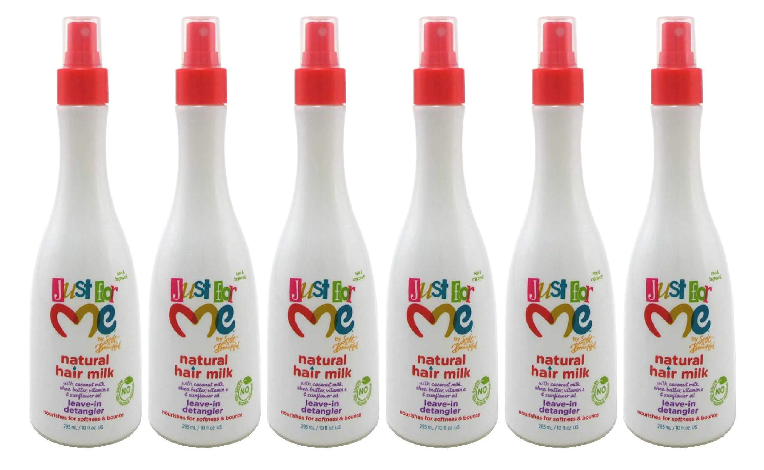 Effective Just For Me Hair Milk Leave-In Detangler 10 Ounce Pack of 6 Reliable
