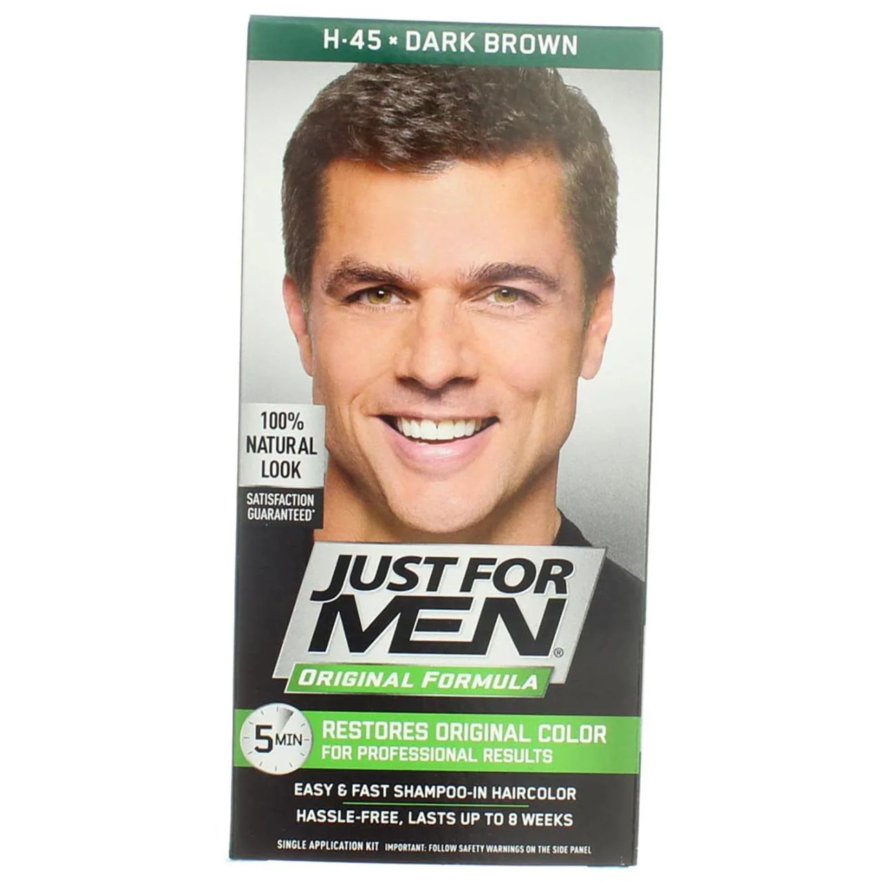 Detailed Just For Men Dk Brwn 45 Size 1ct Just For Men 45 Dark Brown Haircolor Sustainable
