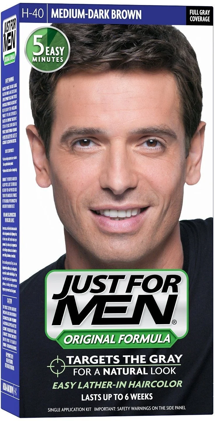 Exceptional JUST FOR MEN Hair Color H-40 Medium Dark-Brown 1 ea Pack of 9 Sophisticated