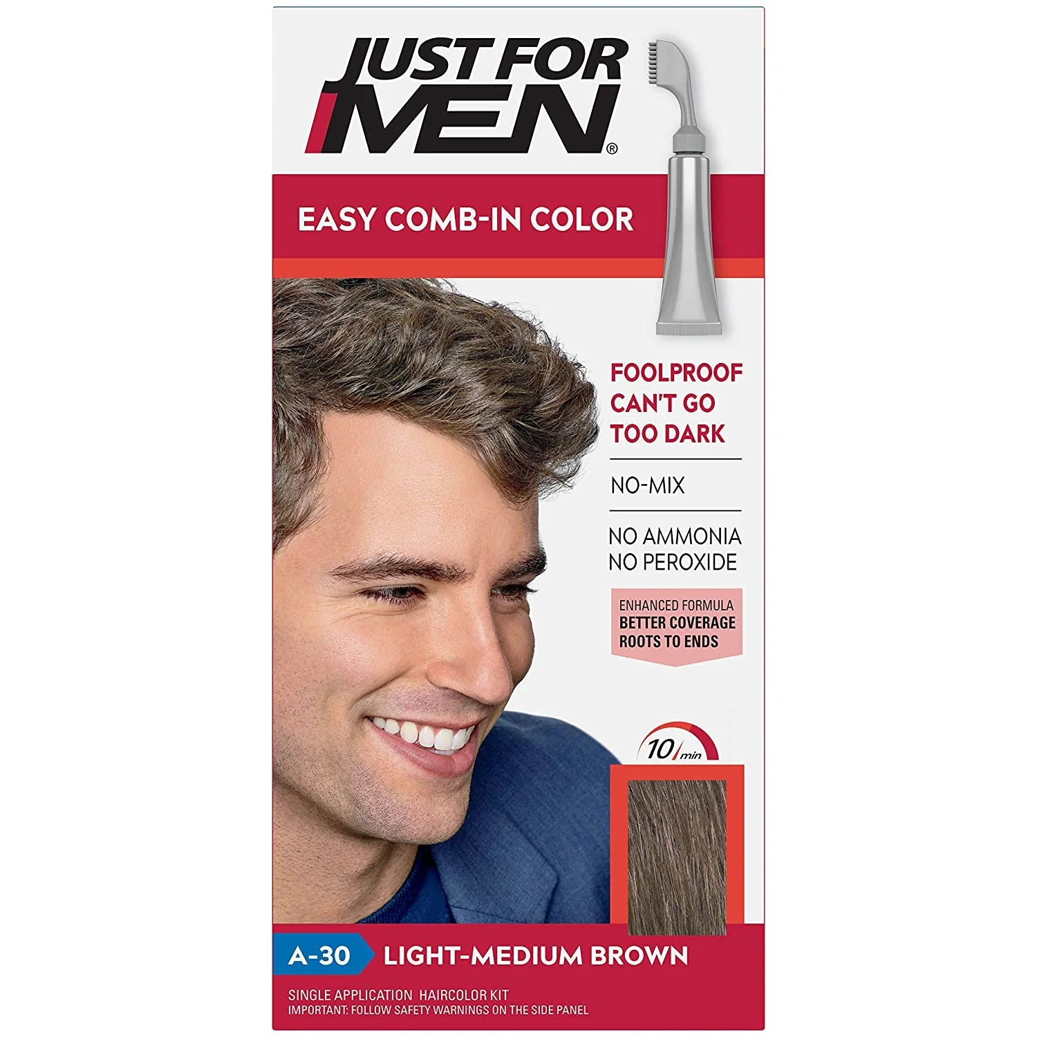 Fast Just For Men Light Med Br Size 1ct Just For Men Light Medium Brown 1ct Powerful