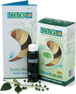 Verified EcoColors Hair Color Dark Brown - 5N 4oz Solid