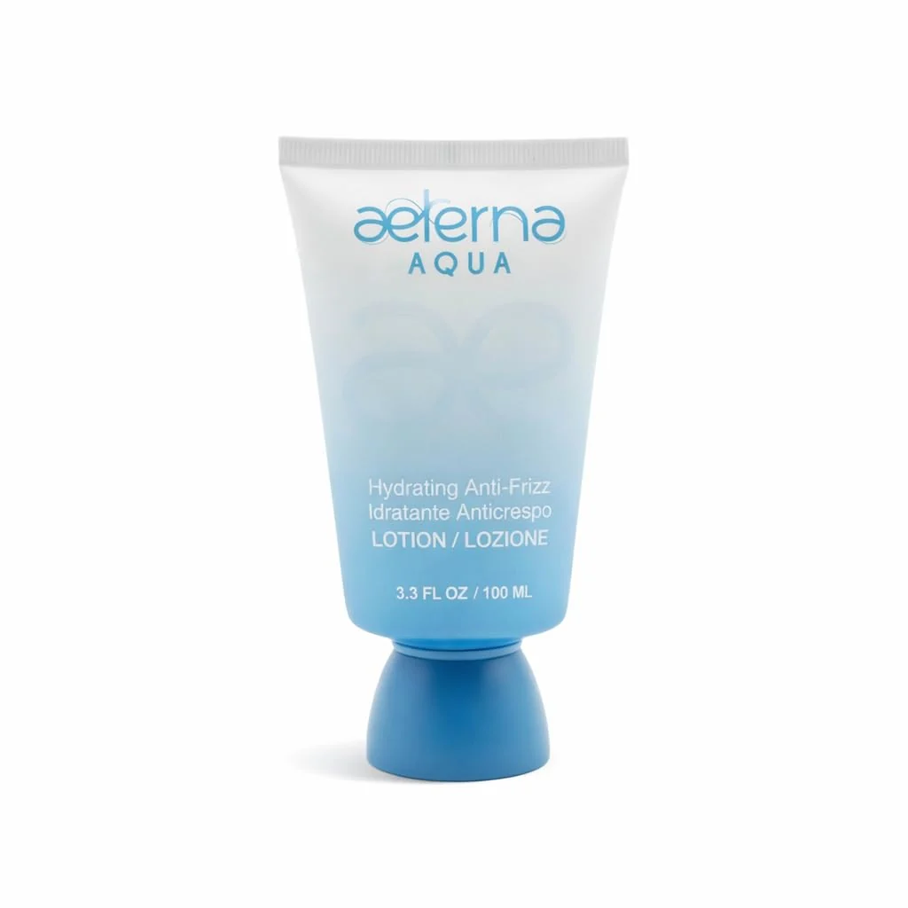 Dependable Aeterna Aqua Hydrating Anti-Frizz Hair Lotion Frizz Ease Deep Moisture Color Protection - Vitamin E Grape Seed Collagen Infused for All Hair Soft