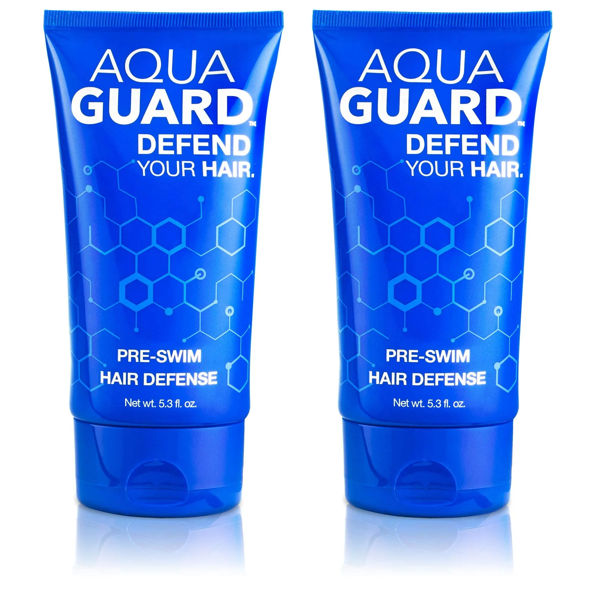 Premium Material AQUA GUARD Pre-Swim Hair Defense Protect Hair Before You Swim Prevents Chlorine Damage Softens Hair While Swimming Made in California Color Recyclable