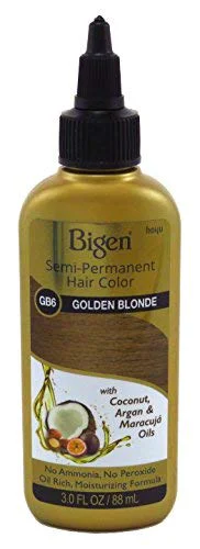 Modern Bigen Semi-Permanent Haircolor Gb6 Golden Blonde 3 Ounce 88ml 6 Pack Practical