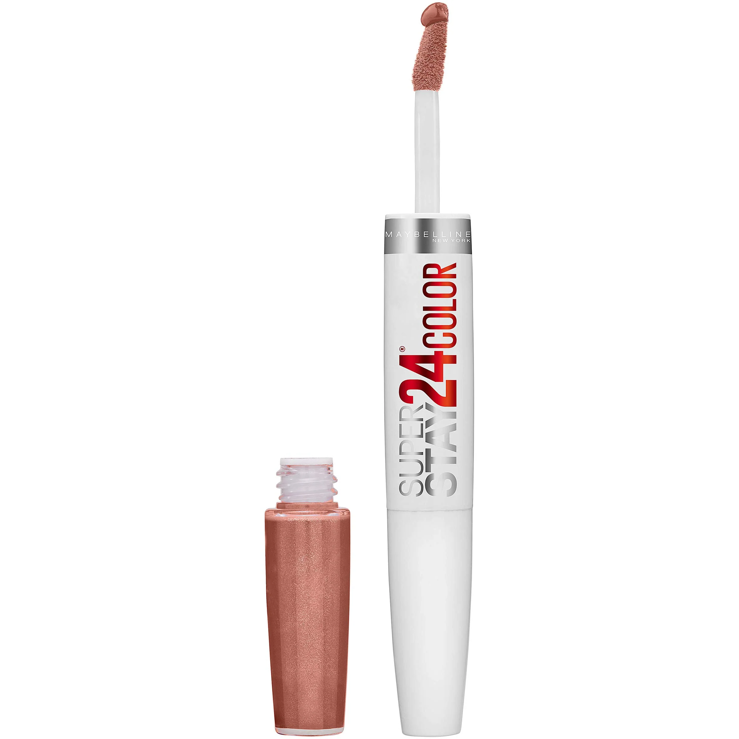 Authentic Maybelline New York Superstay 24 2-step Lipcolor More and More Mocha 141 Classic