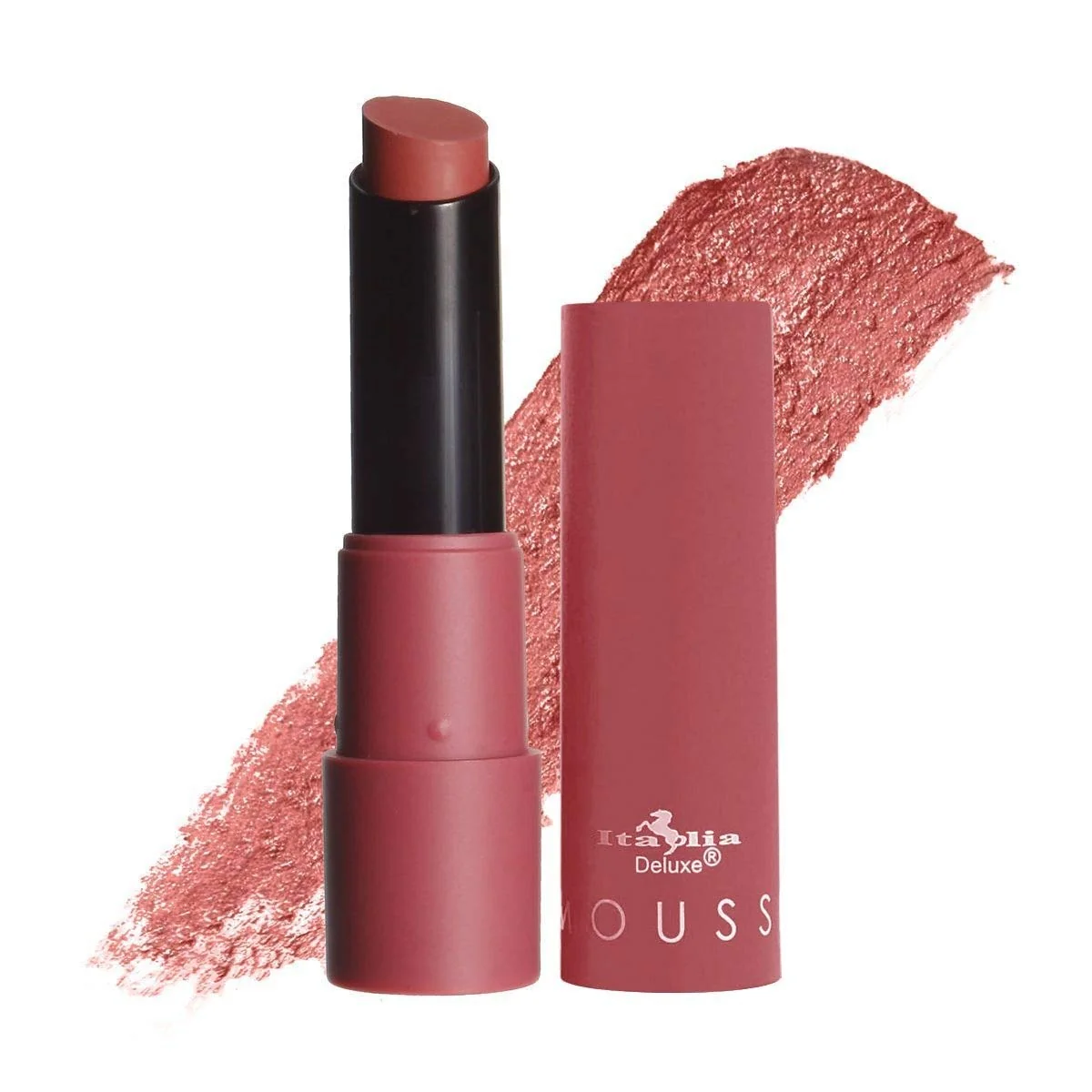 Crafted Italia Deluxe Matte Mousse Lipstick Vintage Rose Relaxed