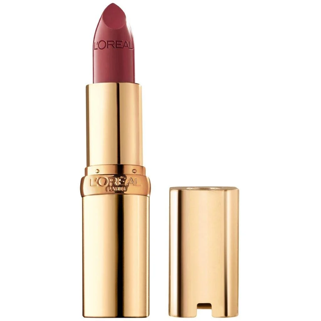 Casual L'O Paris Colour Riche Creamy Hydrating Satin Lipstick with Argan Oil and Vitamin E Divine Wine 1 Count Fine