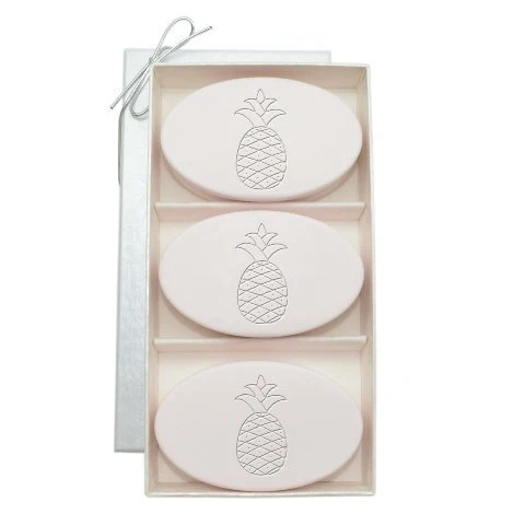 High-End Carved Solutions Signature Spa Trio Satsuma-Pineapple Soap Fast