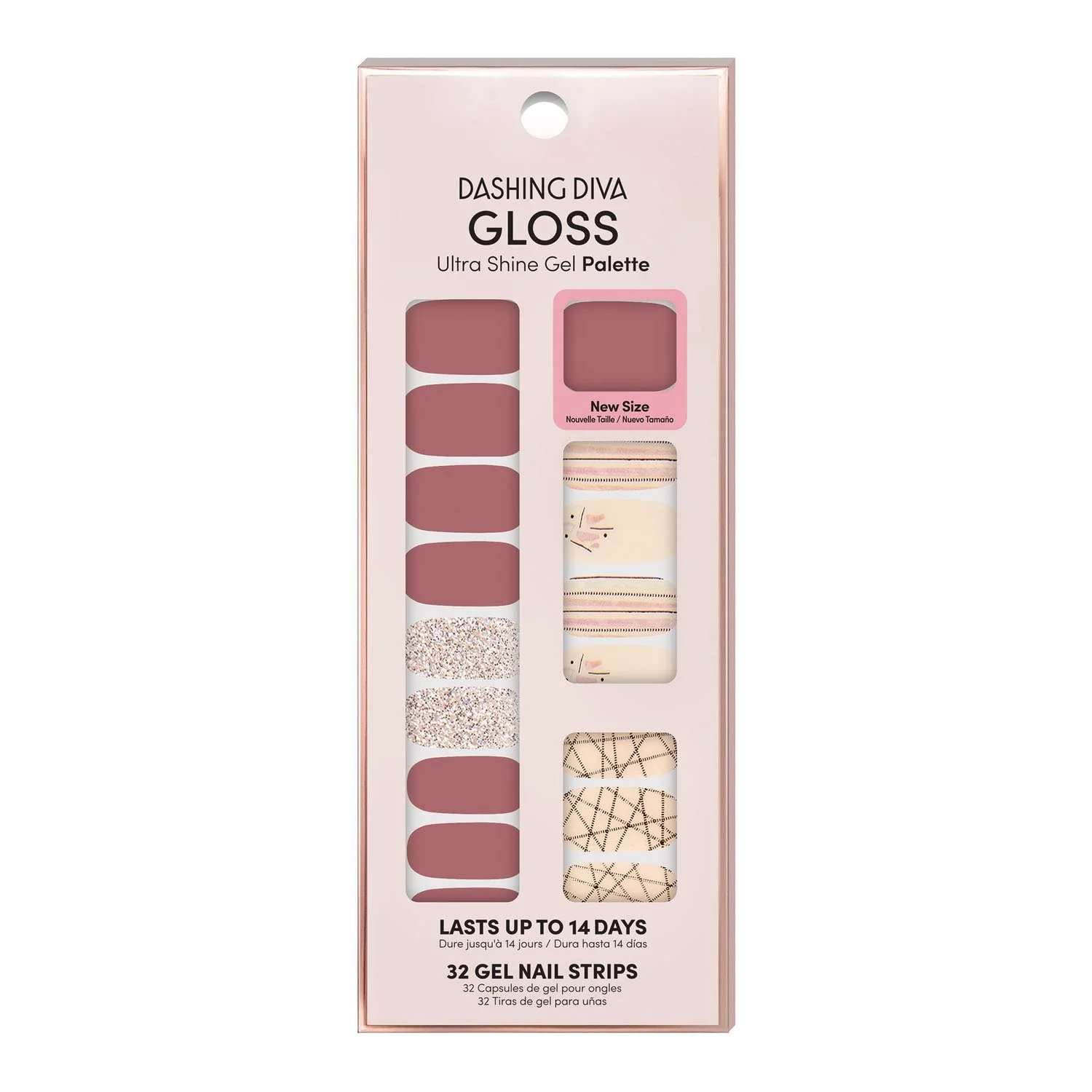 Comfortable Dashing Diva Gloss Ultra Shine Gel Nail Strips 34 Strips Nail File Inside Edition Dependable