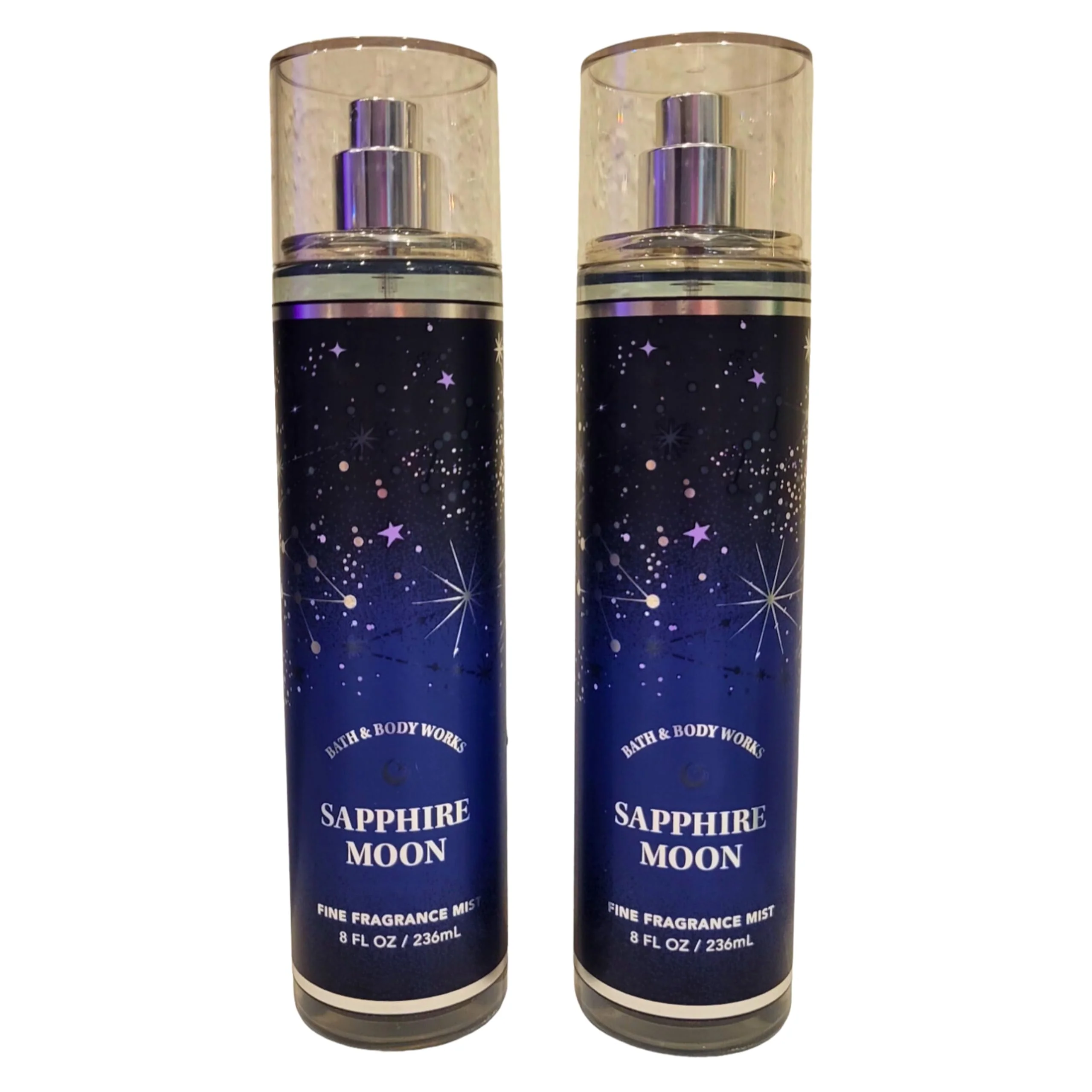Certified Bath Body Works Fine Fragrance Mists Set of 2 8oz Each Bottle Sapphire Moon Effective