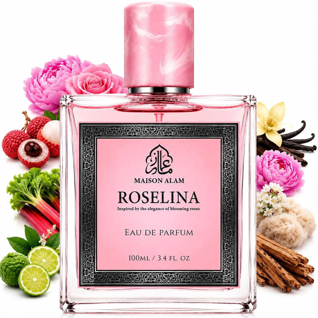 Efficient Maison Alam Roselina Long Lasting Perfume for Women Eau De Parfum 100 ml Soft