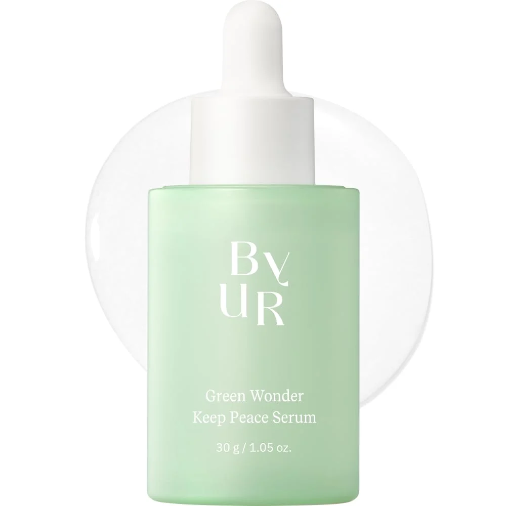Verified ByUR Green Wonder Keep Peace Serum - Soothing Oil Control for Sensitive Skin Gentle Exfoliation for Glass Skin Salicylic Acid AHA Centella Durable