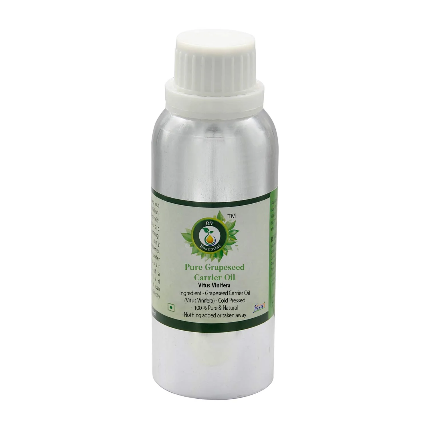 Elite R V Essential Pure Grapeseed Carrier Oil 630ml 21oz - Vitus Vinifera Luxury