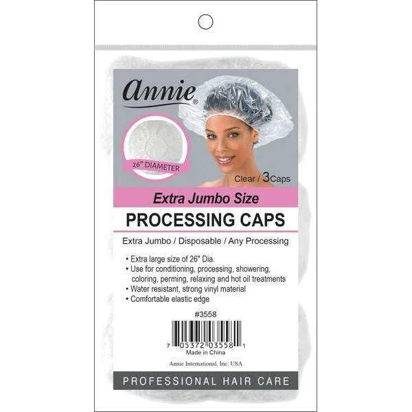 Efficient Annie Extra Jumbo Size Processing Cap 3Pc Functional