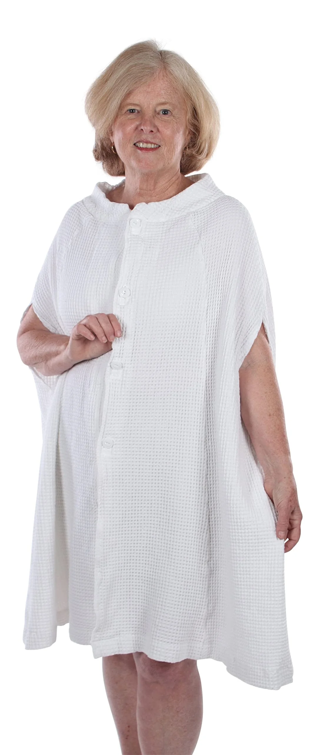 Original Granny Jo Products Bath Cape Sleepwear White Small Medium Luxury