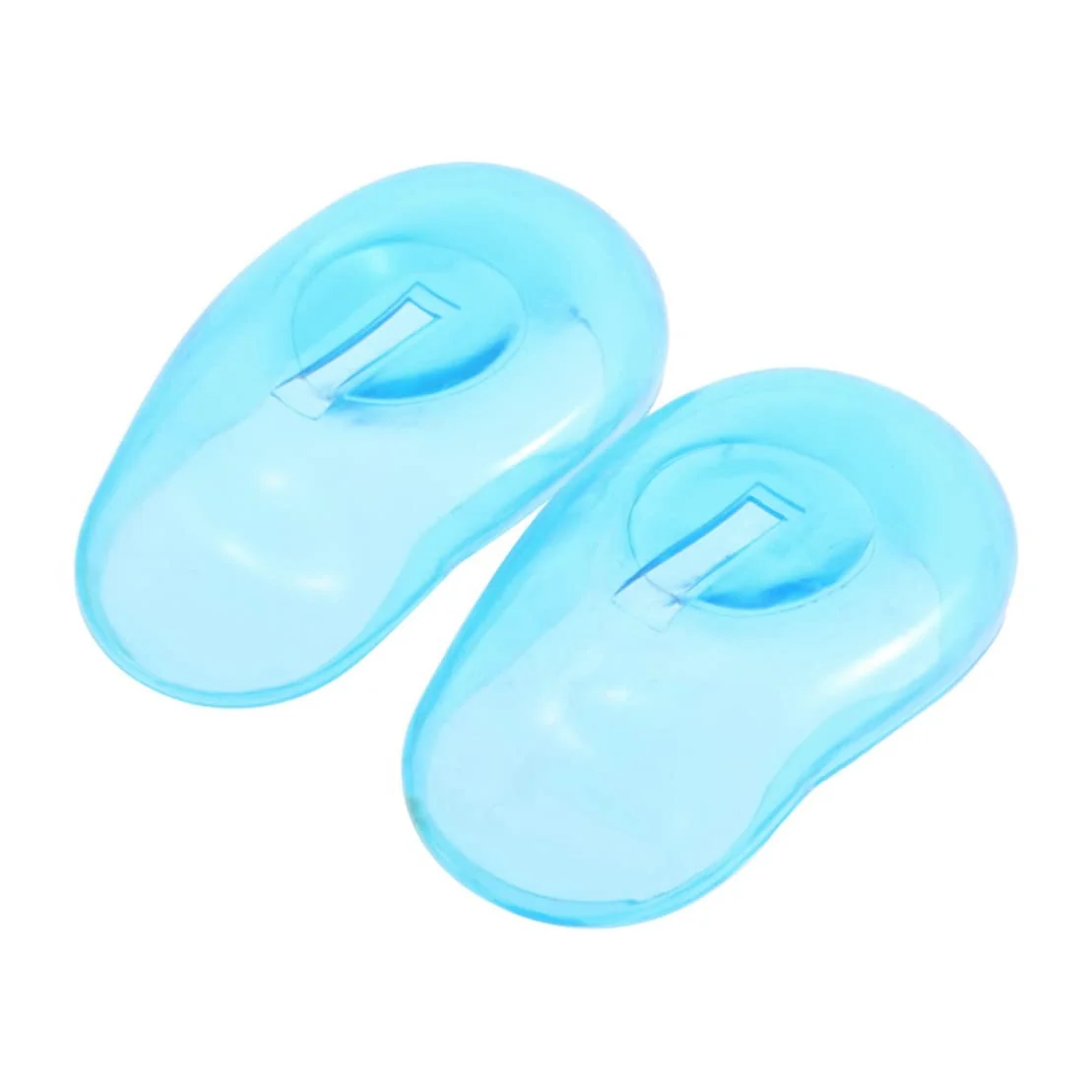 Smooth 1Pair Silicone Ear Cover Ear Protector Hair Dye Ear Covers Waterproof Shield Anti Staining Plastic Ear Guard Hair Dye Earmuffs for Salon Or Home Fast